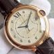 Replica Swiss Cartier Ballon Bleu Watch Rose Gold Diamond Markers Leather 42mm (4)_th.jpg